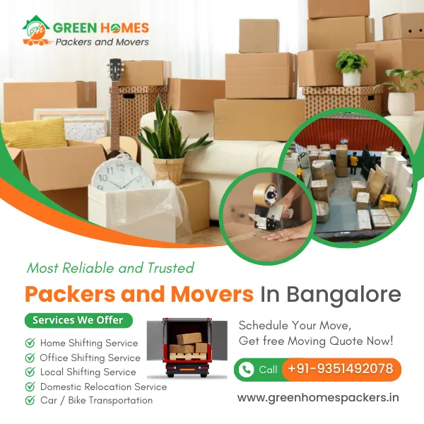 about Green Homes Packers Movers Bangalore